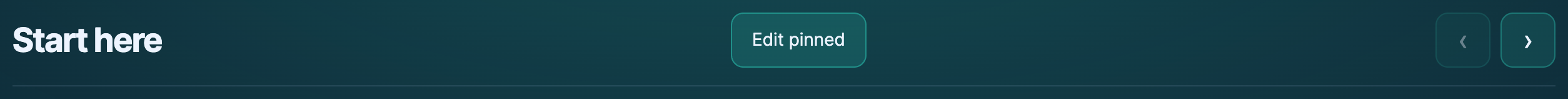 Only you see the "Edit pinned" button, and only on your own store page.