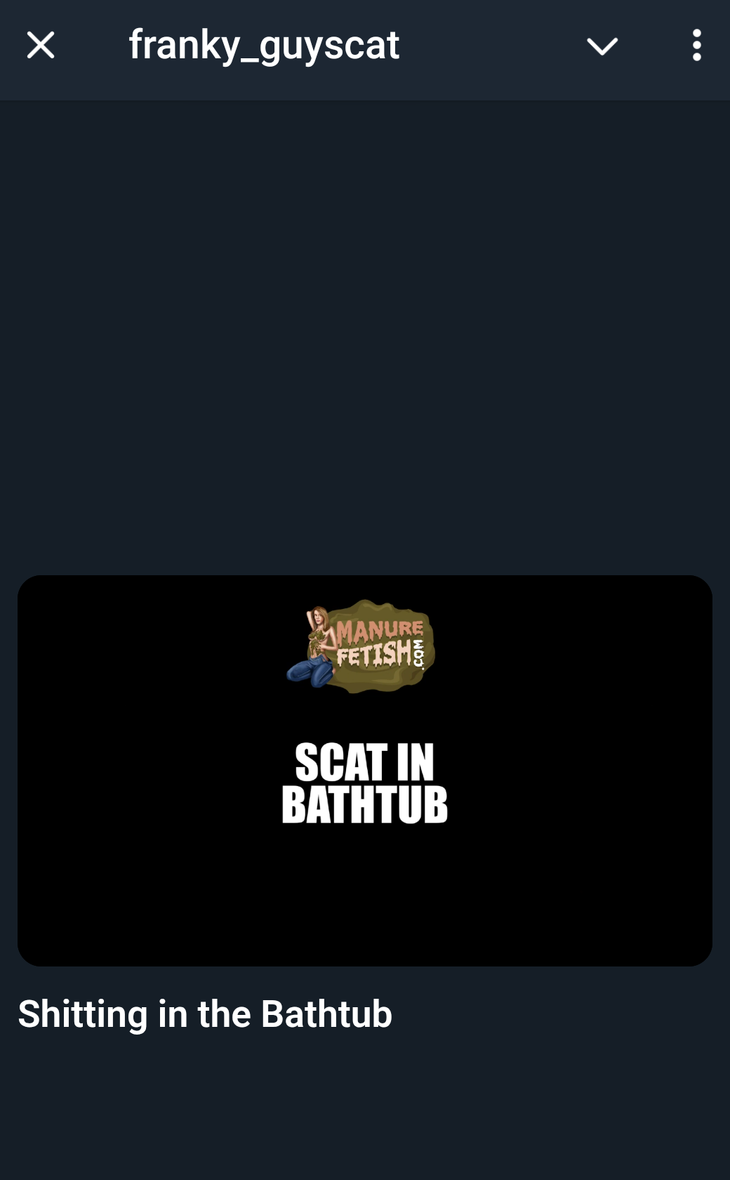 The Telegram player showing a purchased clip with its title underneath.